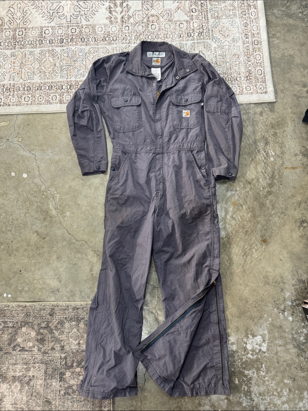 FRCarhartt Mens/Women's Gray Utility Coverall Jumpsuit